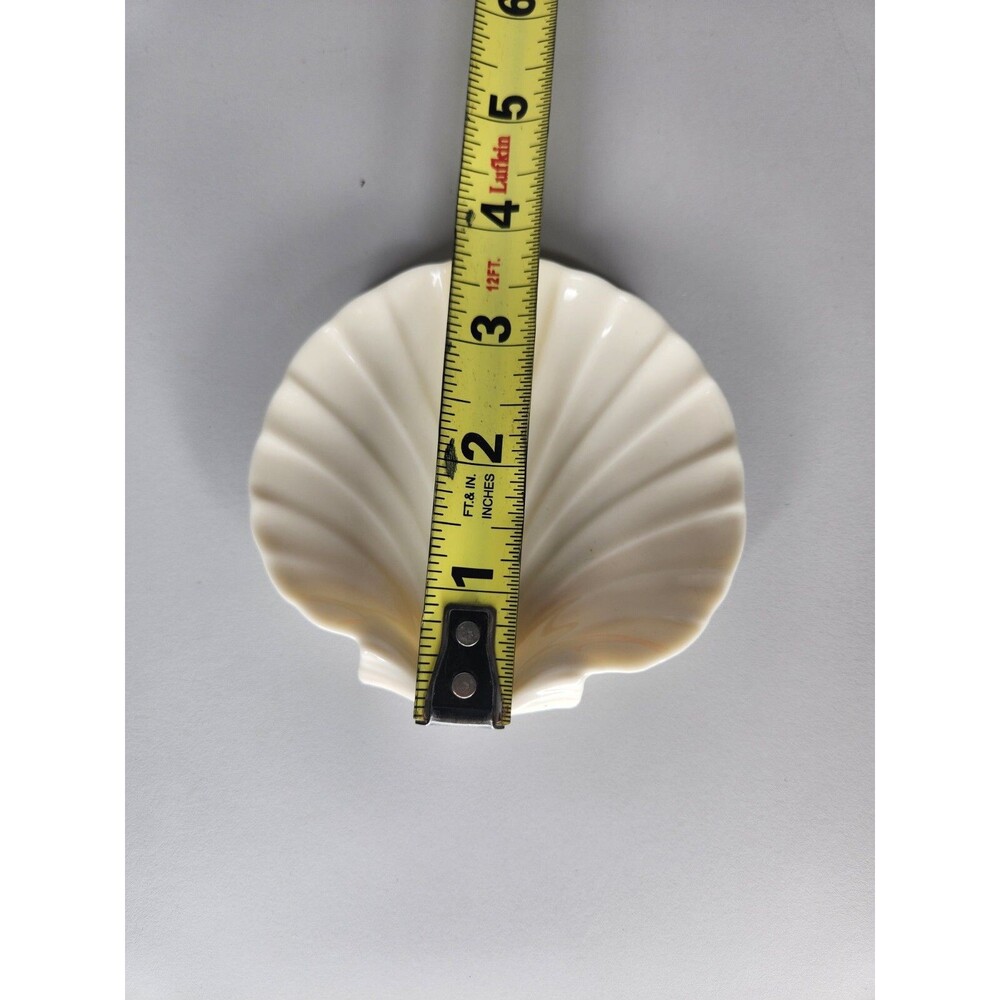 Gorgeous Vintage Lenox Sea Shell Scallop Shape All Purpose Dish 4” Set of 3 - Picture 5 of 6